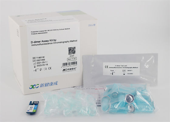 0.1mg / L ชุดทดสอบ Cardiac Marker Immunofluorescence D Dimer 5minutes