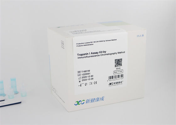 ชุดทดสอบเครื่องหมายหัวใจในเลือด POCT 40ng / ML CE Immunofluorescence Analyzer